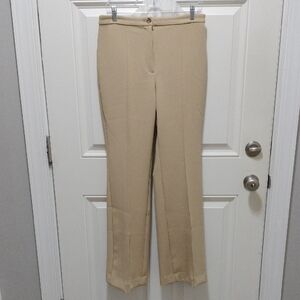Ann Taylor Beige Straight Leg Pants